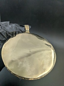 Colgante de esqueleto 'La Tierra: El Blando Heredará' con microincrustaciones de cristal y diamantes de imitación, chapado en oro de 18K, dije temático estilo Hiphop para hombre - Product Image 6