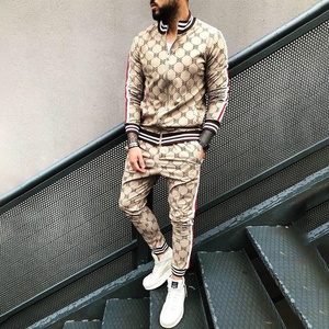 ชุดแทรคสูทแบบมีซิปด้านหน้าสำหรับผู้ชาย,ชุดสูทวอร์มแบบเต็มตัวพิมพ์ลายมีซิปด้านหน้าแบบซิงเกิ้ลสำหรับฤดูใบไม้ร่วง - Product Image 5