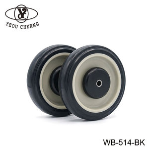 Chariot d'hôtel YEOU CHERNG WB-514-BK à 2 roues, en plastique durable, design moderne pour mobilier commercial - Product Image 1