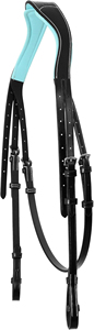 Cabezada de Cuero de Lujo Hecha a Mano con Cristales y Pedrería Elegante Estilo Inglés para Caballo, Personalizable en Color y Tamaño - Cob-Full Custom - Product Image 4