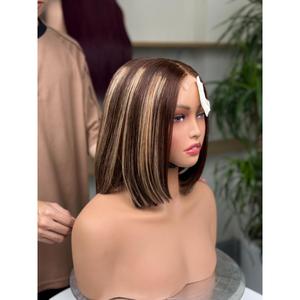 Perruque Lace Front 13x4 sans colle, cheveux vietnamiens bruts, donneur unique, ondulation naturelle, noir naturel, vente en gros - Product Image 2