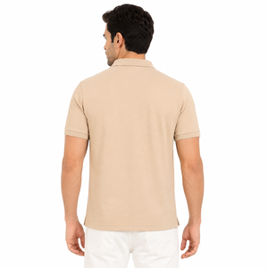 Polo élégant pour homme, adapté au bureau et à une utilisation décontractée, coutures durables, mélange de coton respirant pour un confort toute la journée, OEM - Product Image 3