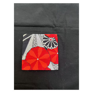 Sous-verre en tissu de qualité exceptionnelle, fait main, style Kimono japonais, esthétique textile upcycled, accessoire de table unique en son genre, prix d'usine - Product Image 1