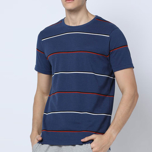 เสื้อยืดคอกลมแขนสั้นทรงหลวมสไตล์แฟชั่นลำลองสำหรับผู้ชาย ผ้าฝ้าย 100% ดีไซน์ใหม่ ป้องกันขนร่วง มีทุกขนาด - Product Image 2