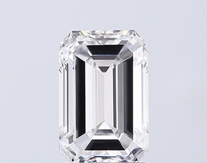 Diamant blanc de laboratoire extraordinaire de 2,52 carats, couleur D, pureté VVS1, taille émeraude, avec une polissage excellente et un design raffiné. - Product Image 1
