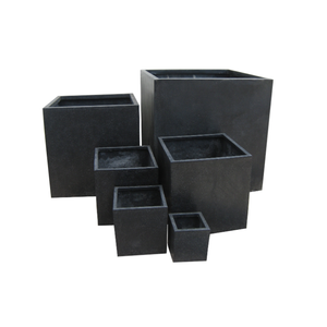 Pot de fleurs carré classique en fibre de verre pour la maison, le jardin, la terrasse, l'hôtel, le bureau, grand récipient décoratif, best-seller, production sur mesure - Product Image 4