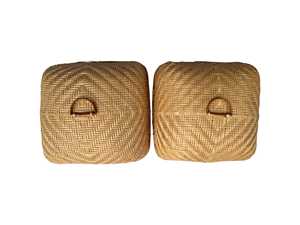 Handwoven Bamboo Food Cover Square Dish Cover Kitchen <b>Table</b> Natural Woven Food <b>Protector</b> Fruit Bread 14 Inch Supplier - Product Image 4