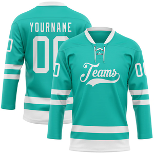 Wholesale Custom <b>Long</b> Sleeves Fleece Ice Hockey Hoodie Jersey Polyester Fabric Sublimation Ice Hoodies Hockey Uniform 280g - Product Image 5