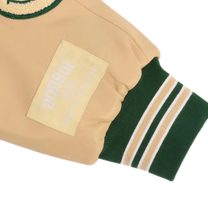 Chaqueta Varsity de Béisbol Personalizada para Hombre y Mujer, con Bordado Gráfico, Cierre de Botones a Presión y Cuello Acanalado - Product Image 4