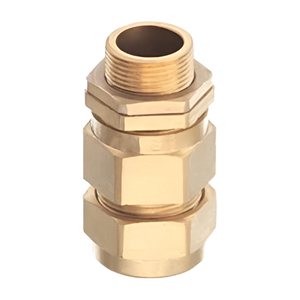 Conector de Cable de Latón de Doble Compresión Premium para Gestión de Cables Eléctricos Industriales - Product Image 1