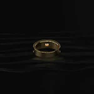 Anillo de Diamante Cultivado en Laboratorio con Corte Radiante, Claridad VVS-VS, Certificado por IGI, con Piedra Decorativa, Diseño Clásico para Hombre - Product Image 5