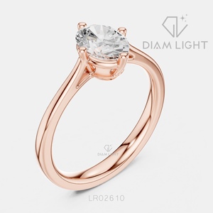 0.93CT Oval Cut Solitaire Wedding <b>Ring</b> Fine Jewelry IGI Certified 14K White Gold Lab Grown Diamond Engagement Wedding <b>Ring</b> - Product Image 4