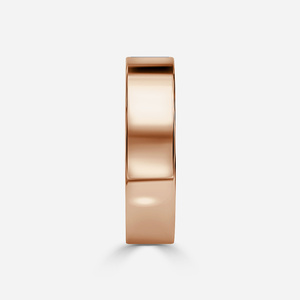 EtherStar 0.22ct Baguette Diamond <b>Mens</b> Wedding Band Rose <b>Gold</b> Solitaire Channel <b>Ring</b> - Product Image 4