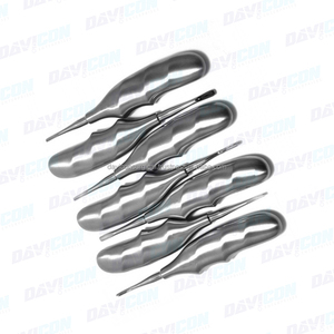 Ensemble d'élévateurs radiculaires en acier inoxydable de haute qualité avec poignée anatomique, instruments chirurgicaux pour l'extraction dentaire - Product Image 5
