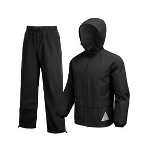 Servicio OEM, Conjunto Deportivo Impermeable Ligero de Poliéster para Hombre, Chaqueta Cortavientos para Exteriores, Diseño Único, Trajes Deportivos para Lluvia con Bolsillos - Product Image 1