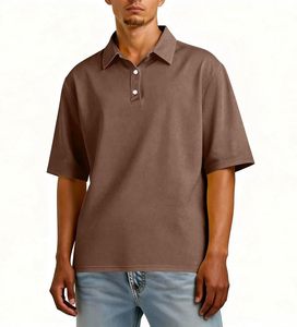 Polo de Lujo para Hombre, Camiseta Polo de Algodón Suave de Primera Calidad, Manga Corta, Informal, para Golf y Tenis, con Bordado y Logotipo Personalizados - Product Image 1