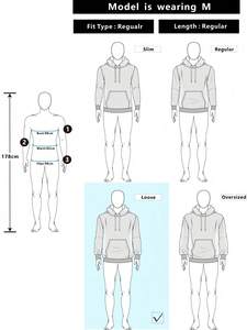 Sweat-shirt à capuche pour homme, style urbain, décontracté, tendance, avec strass, poches et fermeture éclair sur le devant - Product Image 6