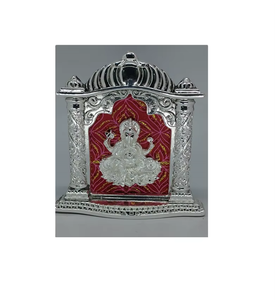 Ídolo de Ganesha hecho a mano en acero inoxidable para el hogar, templo, sala de púja, regalos de boda y decoración religiosa tradicional. - Product Image 2