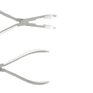 Pince professionnelle pour extensions de cheveux à clipser, pour une application et un retrait de précision, outils d'extension de cheveux argentés de haute qualité - Product Image 4
