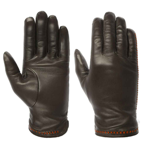 Guantes de cuero de moda para adultos, OEM para exteriores, disponibles según demanda, en diferentes tallas, protegen las manos, diseño de guantes bien pensado. - Product Image 1