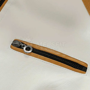 เสื้อแจ็คเก็ตหนังผู้ชายมีสไตล์ ซิปด้านหน้า น้ำหนักเบา ใส่ได้สองด้าน สวมใส่สบาย ทนทาน เหมาะสำหรับใส่ในฤดูหนาว สไตล์สตรีท - Product Image 5