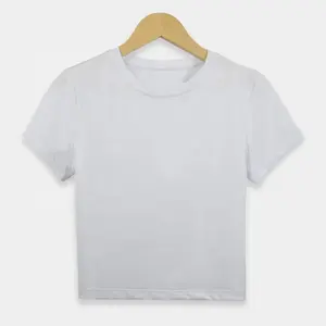 Camiseta Corta Informal para Mujer 2026, Cómoda, Transpirable, Ecológica y Duradera, con OEM - Product Image 3