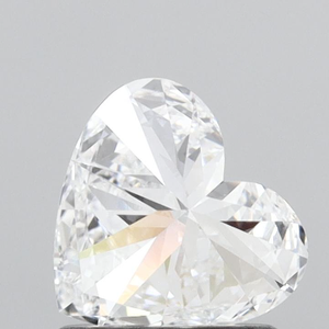 Diamant de laboratoire taille cœur, pierre libre 1 carat, excellente taille, pierre précieuse polie pour la fabrication de bijoux, élégance durable, éclatante - Product Image 4