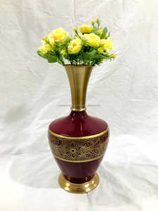 Pot de fleur imprimé en fer noir Vase à fleurs en métal moderne pour la décoration de la maison et la décoration de mariage - Product Image 5