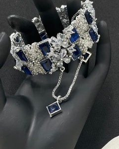 Premium Quality Hot Sale Luxury Indian Pakistani Bridal Jewelry Sets Hand Crafted Silver Plated Antique Wedding Fashion <b>Bangle</b> - Product Image 4