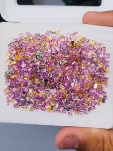 Lote de piedras preciosas de zafiro natural multicolor con corte baguette, 112.70 quilates, calidad AAA con brillo, hermoso multicolor, perfecto para la elaboración de joyas. - Product Image 3