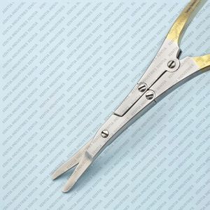 Cerkes Caplan Nasal Septum Scissor 8 Inches Manual Double Action Serrated <b>Tungsten</b> Carbide rhinoplasty ENT Surgical Instruments - Product Image 6