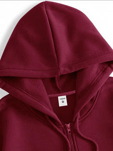 Sudadera con Capucha Estilo Vintage Lavado al Ácido, de Algodón Premium, Talla Grande, para Marca de Moda Personalizada - Product Image 3