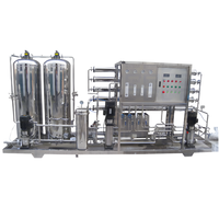 Station de Traitement d'Eau Industrielle RO Automatique en Acier Inoxydable 1000 LPH avec Moteur de Pompe PLC, 98% Désalinisation, Débit de Sortie 6000 GPD, 220V, Garantie 1 An