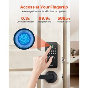 Innovativa Maniglia per Serratura Auto Senza Chiave con Design Ergonomico, Set di Serrature Intelligenti Biometriche Elettroniche con Impronta Digitale - Product Image 3
