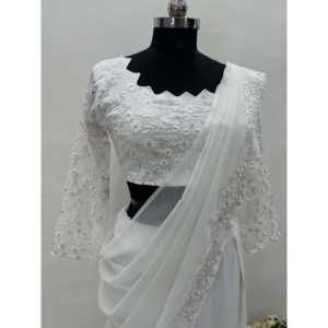 ชุด lehenga แต่งงานพร้อมชุดแต่งระบายสำหรับงานปาร์ตี้ - Product Image 4