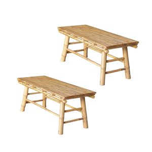 Mesa de centro cuadrada de bambú, muebles de exterior de diseño tradicional para GT 718 - Product Image 2