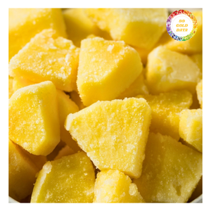Morceaux d'ananas surgelés de qualité supérieure, cubes de fruits tropicaux sucrés pour smoothies, jus, desserts, ingrédients de pâtisserie, export en vrac - Product Image 3