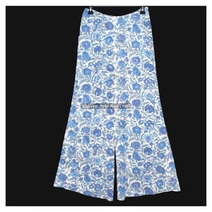 Pantalon d'été évasé personnalisable pour femmes Pantalon palazzo en coton à jambes larges respirant pour le voyage #1 Offre Spéciale - Product Image 2