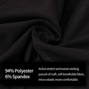 Pantalones Cortos Deportivos 2 en 1 Reflectantes y Sencillos para Hombre, Transpirables, de Secado Rápido, con Forro de Compresión, Cordón Ajustable, Cintura Media y Bolsillos Laterales - Product Image 3