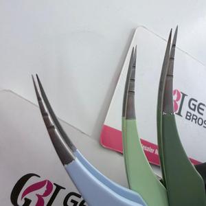 ชุดแหนบต่อขนตา GETUP BROSONS IMPEX GBI รุ่นใหม่ แบบแยกส่วน ทำจากสแตนเลสสตีล ปลายเคลือบเรียบ ขนาด 10 มม. สีชมพู ฟ้า เขียว บรรจุกล่อง - Product Image 6