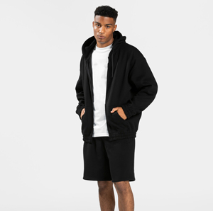 Sudadera con Capucha para Hombre, 100% Algodón, Estilo Urbano Informal, Diseño de Patrón Web, Personalización de Logotipo, Material de Primera Calidad, Venta al Por Mayor - Product Image 3