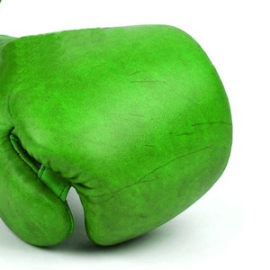 Venta al por mayor 100% Guantes de boxeo de cuero Espuma natural para hombres y mujeres Mejor entrenamiento MMA Guantes Moda Cuero personalizado - Product Image 5