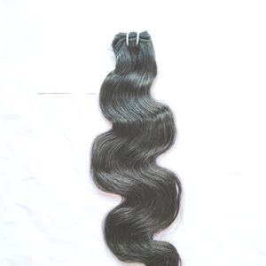 Unprocessed Raw <b>One</b> Single Donor Virgin Cuticle Aligned Natural Body Wave Black No Chemical From Indian Human <b>Hair</b> <b>Extensions</b> - Product Image 3