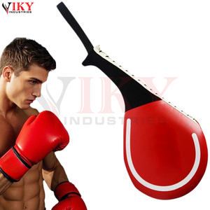 Bâton de frappe incurvé pour Taekwondo, simple ou double face, en cuir PU, bouclier de frappe pour arts martiaux, karaté et entraînement de kickboxing - Product Image 4