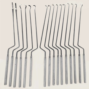 Ensemble de curettes neurochirurgicales Jamso Industries Hardy Pituitary, 16 instruments neurochirurgicaux en acier inoxydable, manuels, réutilisables, durables - Product Image 1