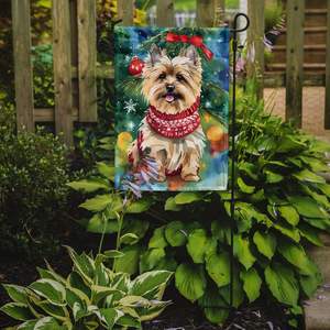 Multicolor Cairn Terrier Navidad jardín bandera buzón decorativo y Patio Banner para patio y césped ilustraciones para camas de flores - Product Image 2