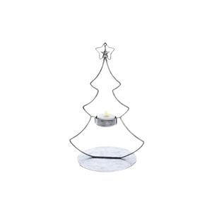 Support de bougie en forme d'arbre, design moderne, pour décoration de Noël, bureau et comptoir - Product Image 1