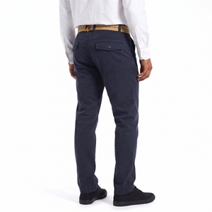 Pantalones Cargo Casuales Azul Marino para Hombre, Cierre de Cremallera, Múltiples Bolsillos, Nuevos, Elegantes y Cómodos para el Trabajo - Product Image 3