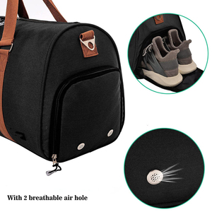 Large Capacity Custom OEM Travel Trip Gym Yoga Gym <b>Bags</b> with Shoe Compartment Weekender Travel Gym <b>Bag</b> Casual Nylon Fitness <b>Bag</b> - Product Image 4