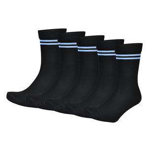 Calcetines de Algodón Personalizables Más Vendidos, Color Negro, Antideslizantes, Ligeros, Casuales, para Uso Diario de Hombres - Product Image 1